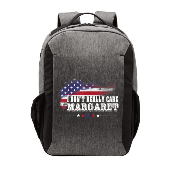 I DonT Really Care Margaret Funny Minimalist Long Sleeve Vector Backpack