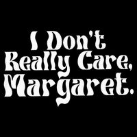 I DonT Really Care Margaret Minimalist Backpack