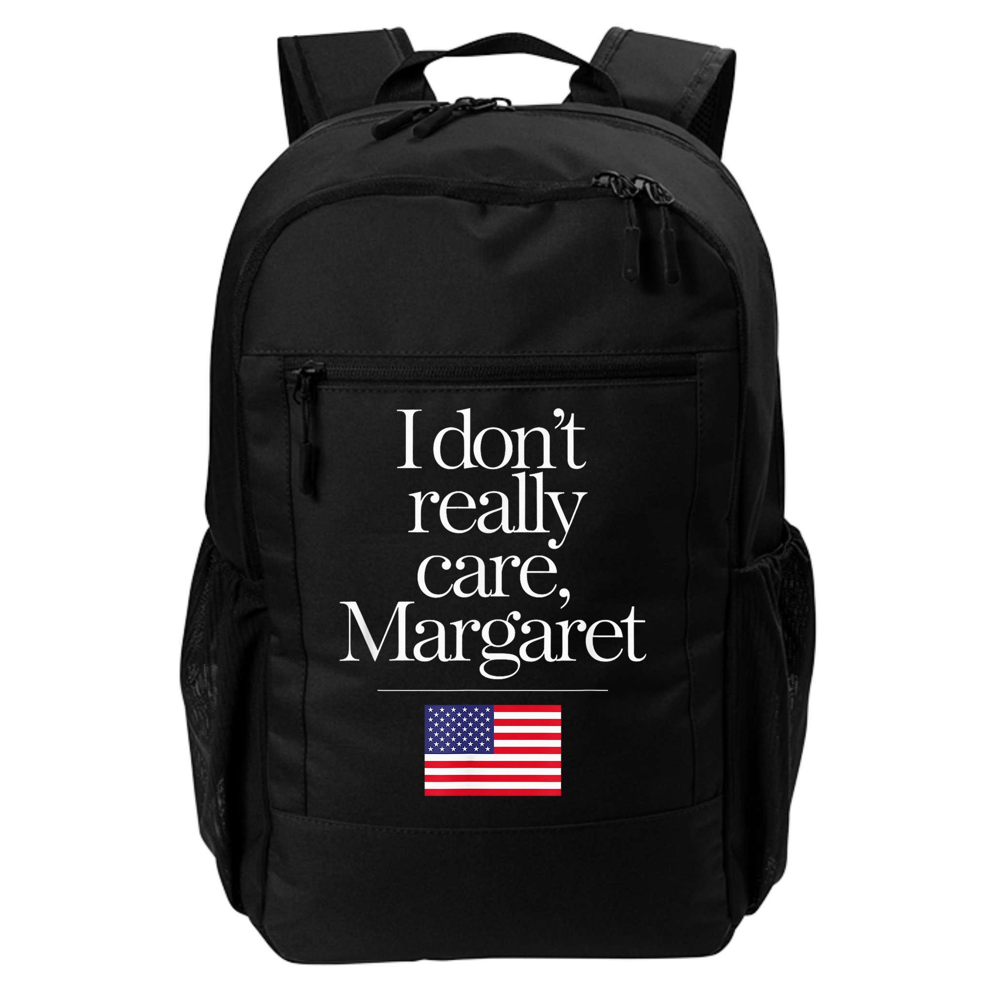 I DonT Really Care Margaret Minimalist Jd Vance Backpack