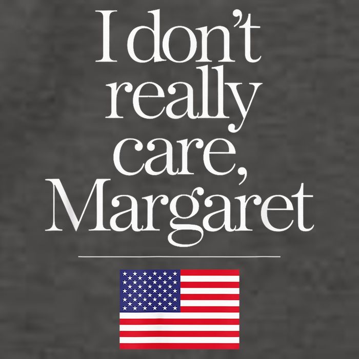 I DonT Really Care Margaret Minimalist Jd Vance Vector Backpack