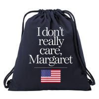 I DonT Really Care Margaret Minimalist Jd Vance Drawstring Bag