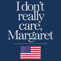 I DonT Really Care Margaret Minimalist Jd Vance Toddler T-Shirt