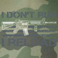 I Don't Run I Reload Funny Gun Owner Pro Guns (ON BACK) Legacy Tie Dye Trucker Hat
