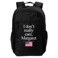I Dont Really Care Margaret Minimalist Jd Vance Backpack