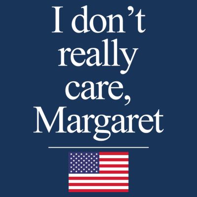 I Dont Really Care Margaret Minimalist Jd Vance T-Shirt