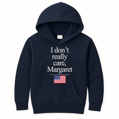 I Dont Really Care Margaret Minimalist Jd Vance Kids Hoodie