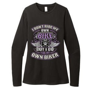 I Don´T Ride My Own Bike But I Do Ride My Own Biker Womens CVC Long Sleeve Shirt