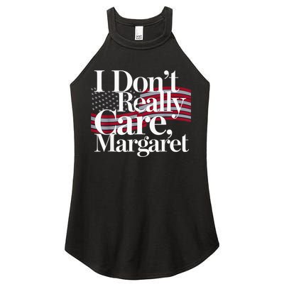I DonT Really Care Margaret Minimalist Women's Perfect Tri Rocker Tank