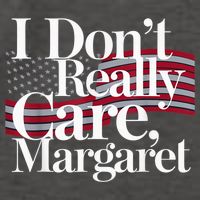 I DonT Really Care Margaret Minimalist Vector Backpack