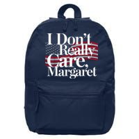 I DonT Really Care Margaret Minimalist 16 in Basic Backpack