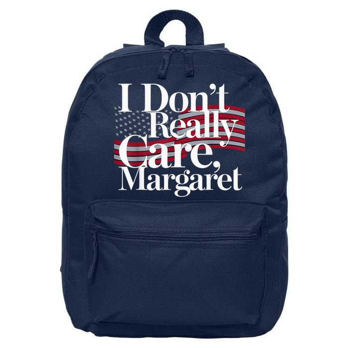 I DonT Really Care Margaret Minimalist 16 in Basic Backpack