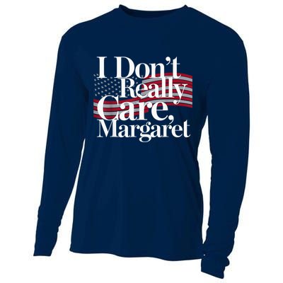 I DonT Really Care Margaret Minimalist Cooling Performance Long Sleeve Crew