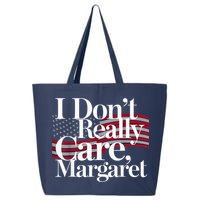 I DonT Really Care Margaret Minimalist 25L Jumbo Tote