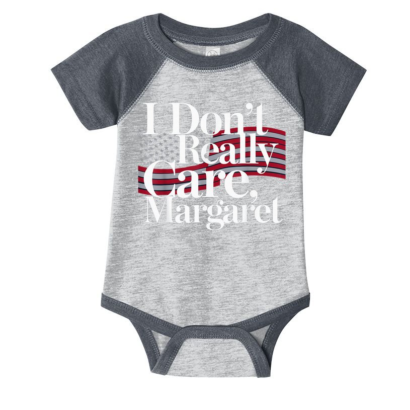 I DonT Really Care Margaret Minimalist Infant Baby Jersey Bodysuit
