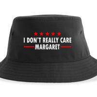 I Don’T Really Care Margaret Jd Vance Funny Minimalist Sustainable Bucket Hat