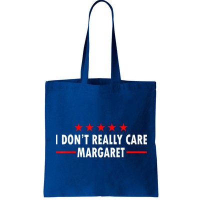 I Don’T Really Care Margaret Jd Vance Funny Minimalist Bag