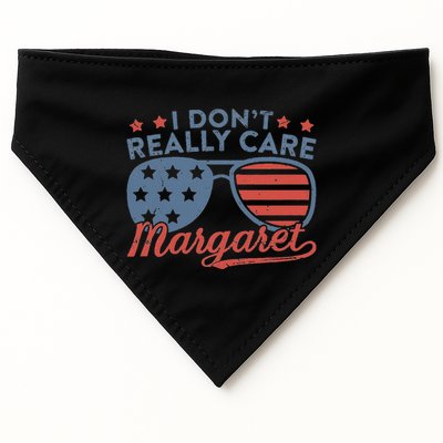 I DonT Really Care Margaret Funny Jd Vance USA-Made Doggie Bandana