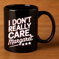 I Don’T Really Care Margaret Jd Vance Meme 11oz C Handle Ceramic Mug