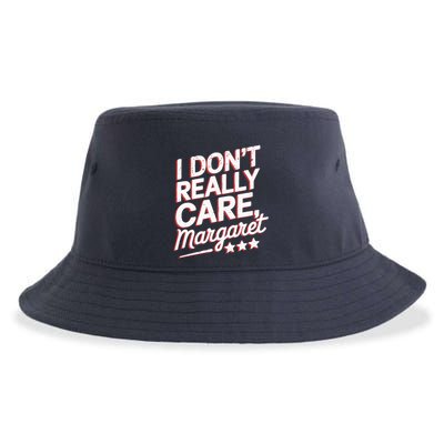 I Don’T Really Care Margaret Jd Vance Meme Sustainable Bucket Hat