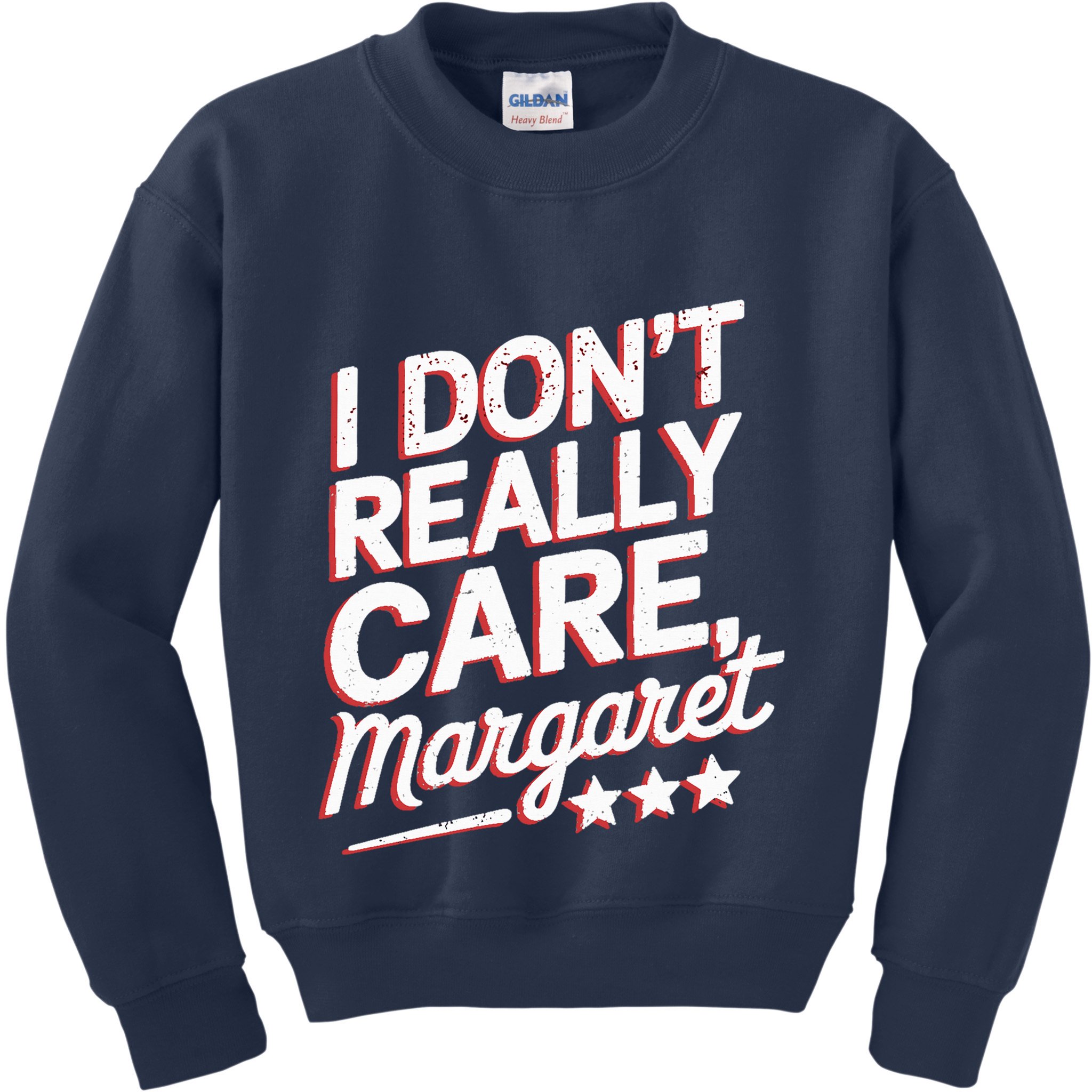 I Don’T Really Care Margaret Jd Vance Meme Kids Sweatshirt