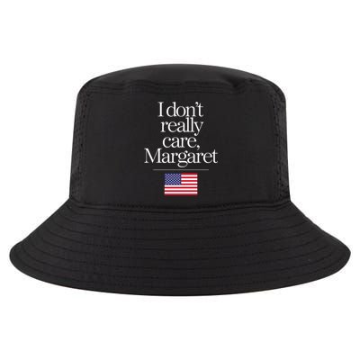 I DonT Really Care Margaret Funny Minimalist Jd Vance Long Sleeve Cool Comfort Performance Bucket Hat