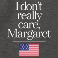 I DonT Really Care Margaret Funny Minimalist Jd Vance Long Sleeve Vector Backpack