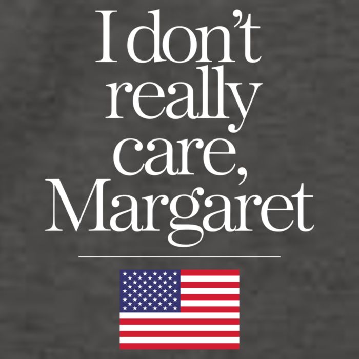 I DonT Really Care Margaret Funny Minimalist Jd Vance Long Sleeve Vector Backpack