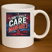 I Don’T Really Care Margaret 11oz C Handle Ceramic Mug