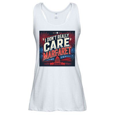 I Don’T Really Care Margaret Ladies Essential Flowy Tank