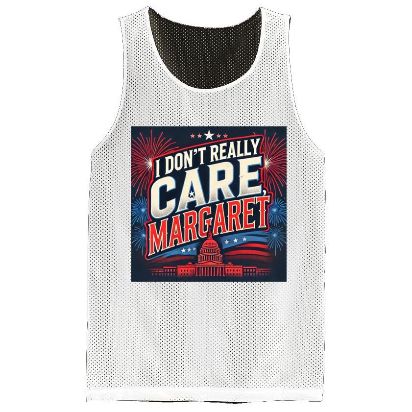 I Don’T Really Care Margaret Mesh Reversible Basketball Jersey Tank