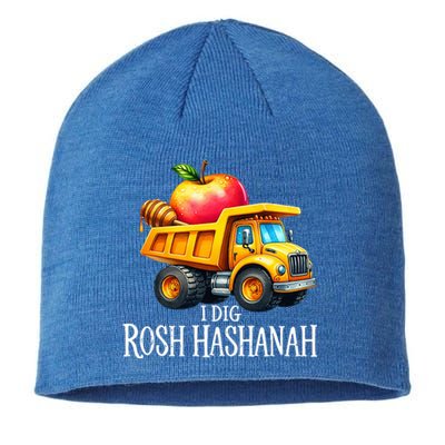 I Dig Rosh Hashanah Dump Truck Apples Honey Jewish New Year Sustainable Beanie