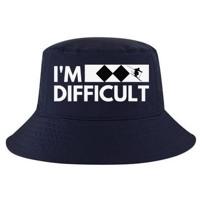 I'm Difficult Ski Funny Skier Snowboard Skiing Cool Comfort Performance Bucket Hat