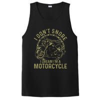 I Dont Snore I Dream Im A Motorcycle Funny Snoring Biker PosiCharge Competitor Tank