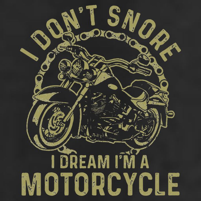 I Dont Snore I Dream Im A Motorcycle Funny Snoring Biker Hat