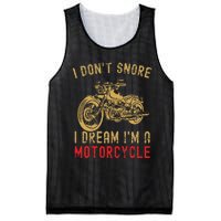 I DonT Snore I Dream IM A Motorcycle Mesh Reversible Basketball Jersey Tank