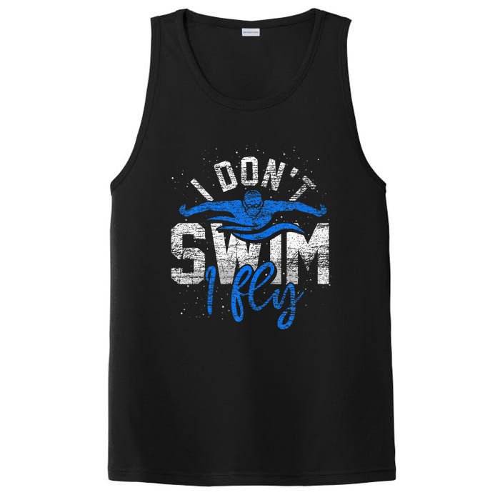 I Dont Swim I Fly Swim Practice PosiCharge Competitor Tank