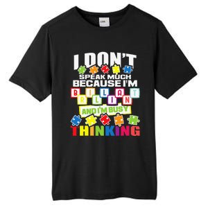 I Don't Speak Much Because I'm Brilliant Autism Awareness Tall Fusion ChromaSoft Performance T-Shirt