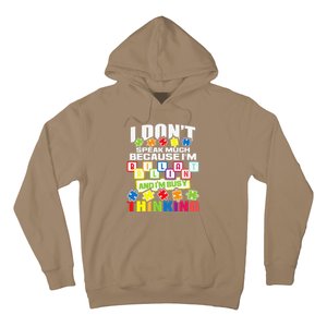 I Don't Speak Much Because I'm Brilliant Autism Awareness Hoodie