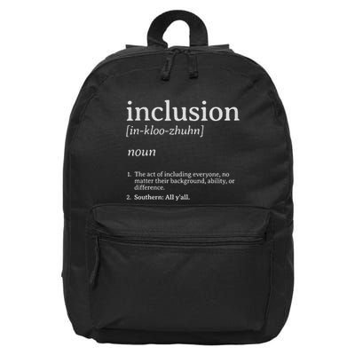 Inclusion Definition Southern Style 16 in Basic Backpack