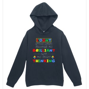 I Don't Speak Much Because I'm Brilliant Tee Autism Day Gift Urban Pullover Hoodie