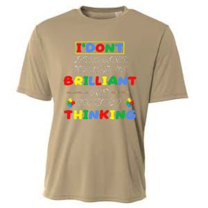 I Don't Speak Much Because I'm Brilliant Tee Autism Day Gift Cooling Performance Crew T-Shirt