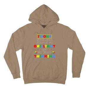 I Don't Speak Much Because I'm Brilliant Tee Autism Day Gift Hoodie