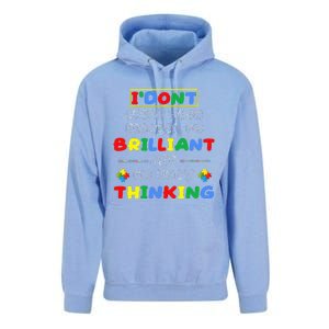 I Don't Speak Much Because I'm Brilliant Tee Autism Day Gift Unisex Surf Hoodie