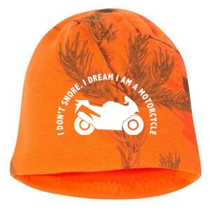 I Don't Snore I Dream I Am A Motorcycle Kati - Camo Knit Beanie