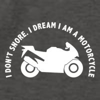 I Don't Snore I Dream I Am A Motorcycle Vector Backpack
