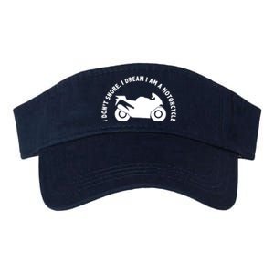 I Don't Snore I Dream I Am A Motorcycle Valucap Bio-Washed Visor