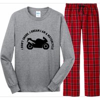 I Don't Snore I Dream I Am A Motorcycle Long Sleeve Pajama Set