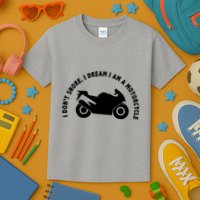 I Don't Snore I Dream I Am A Motorcycle Kids T-Shirt
