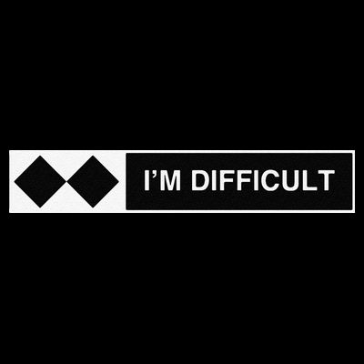 I'm Difficult Ski Snowboard Funny Snowboarding Winter Premium T-Shirt