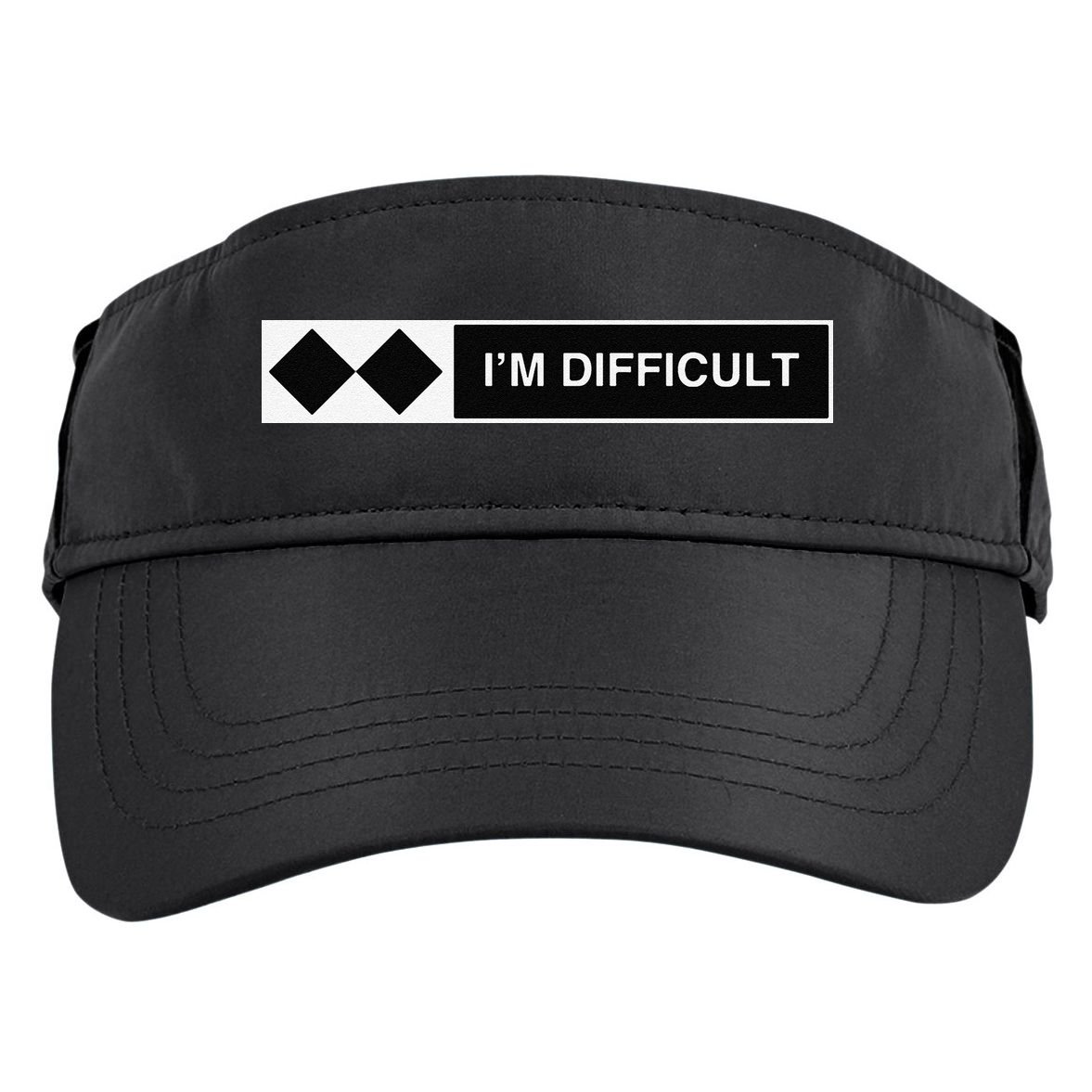 I'm Difficult Ski Snowboard Funny Snowboarding Winter Premium Adult Drive Performance Visor